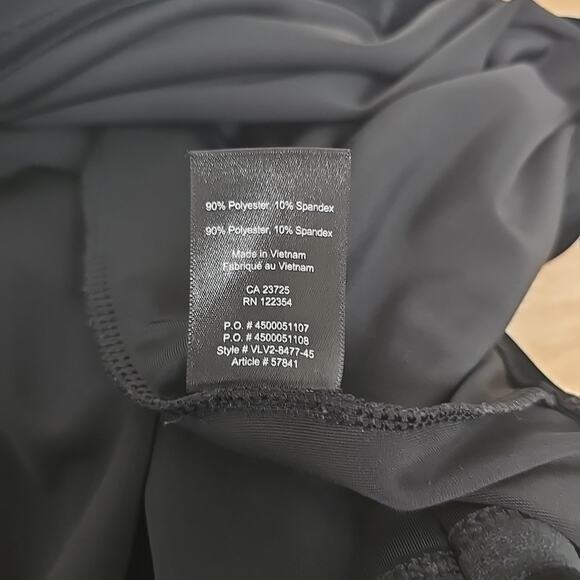 TALULA‎ Black Velvet Dress Womens Medium Party Elegant Classy Boho Flirty - Picture 4 of 9